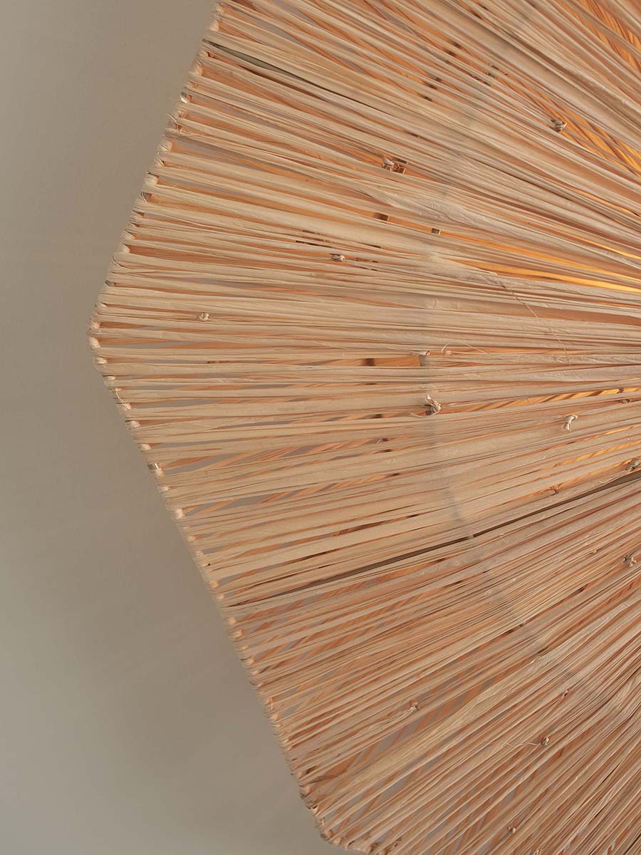 Panama Raffia Octogon Ceiling Lamp - WOO .Design