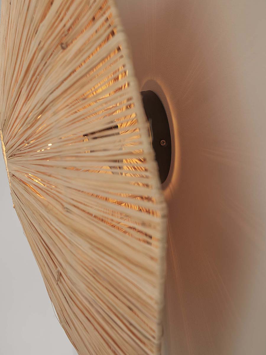 Panama Raffia Octogon Ceiling Lamp - WOO .Design