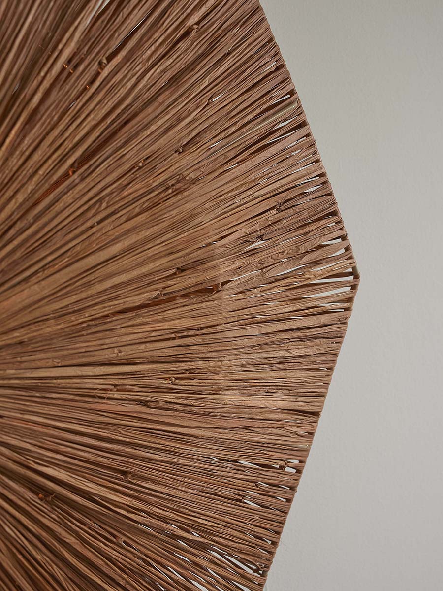 Panama Raffia Octogon Wall Lamp - WOO .Design