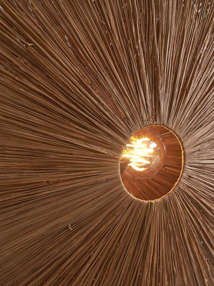 Panama Raffia Octogon Wall Lamp - WOO .Design