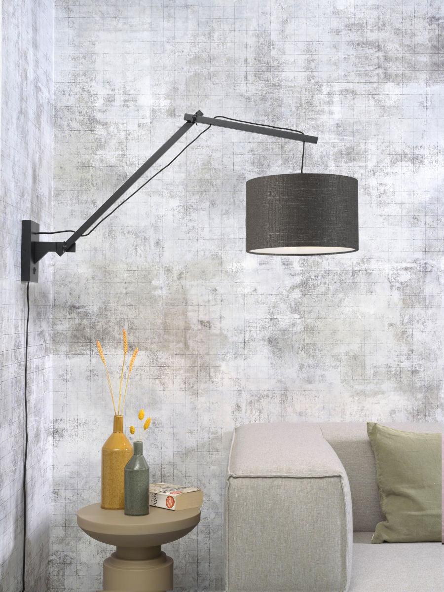 Andes Black Wall Lamp