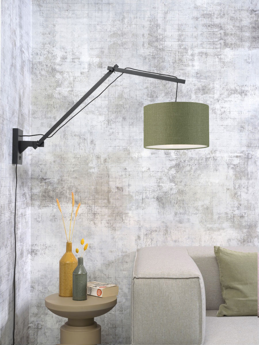 Andes Black Wall Lamp