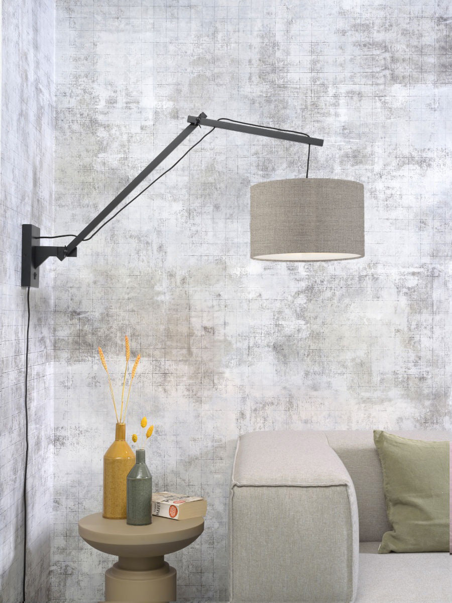 Andes Black Wall Lamp