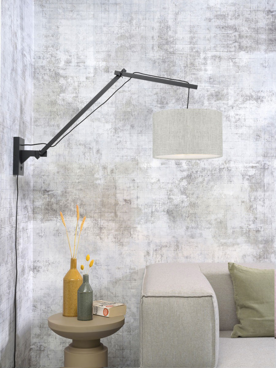 Andes Black Wall Lamp