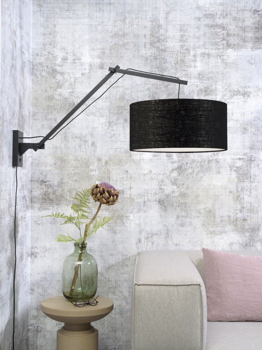 Andes Black Wall Lamp