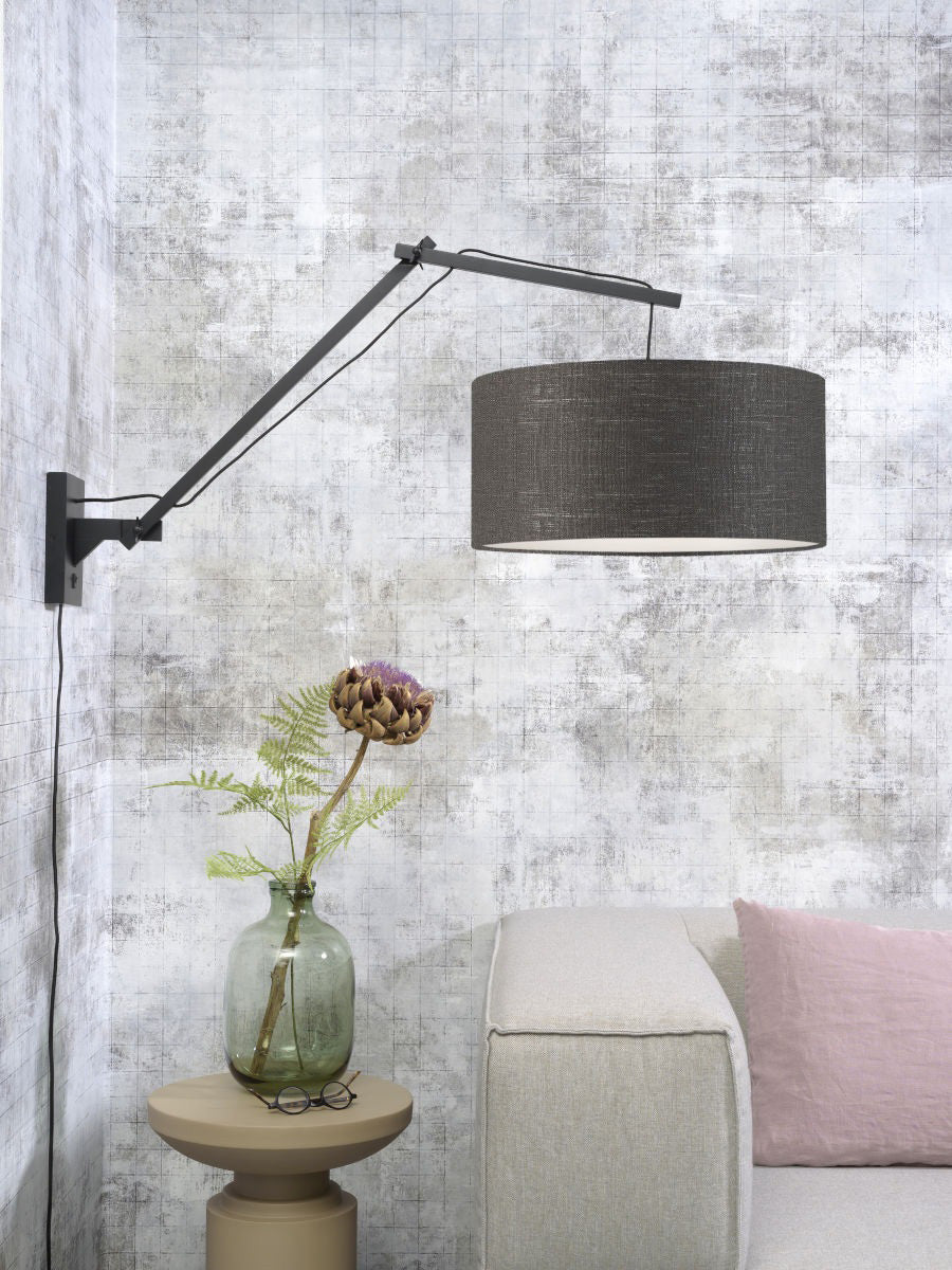 Andes Black Wall Lamp