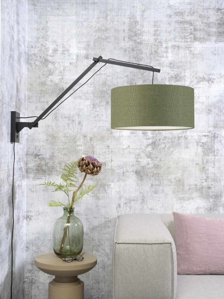 Andes Black Wall Lamp