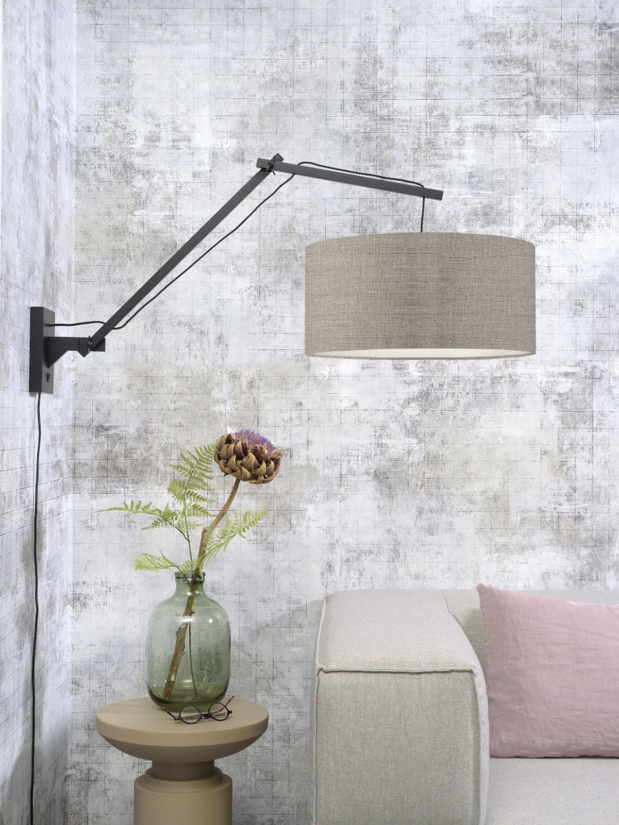 Andes Black Wall Lamp