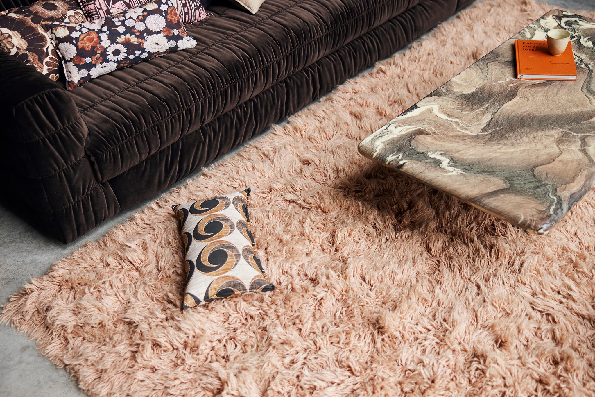 Fluffy Soft Pink Rug