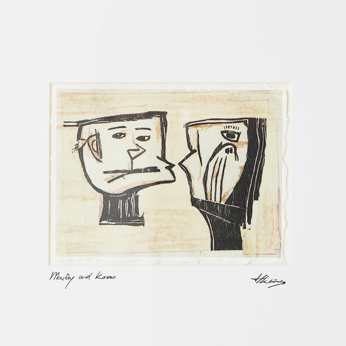 Marty And Kosso Framed Artwork