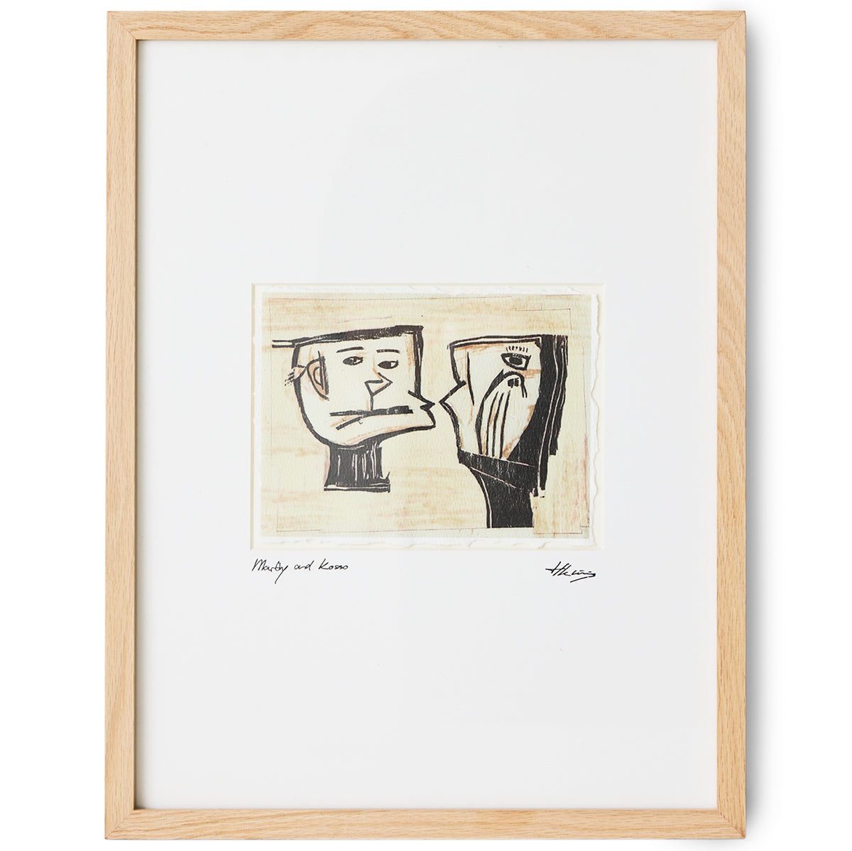 Marty And Kosso Framed Artwork