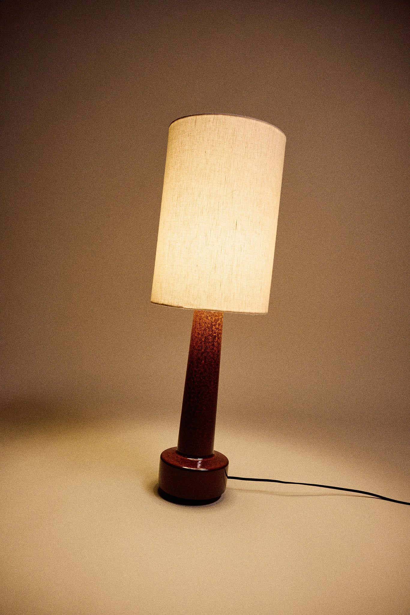 Retro Stoneware Medium Lampbase