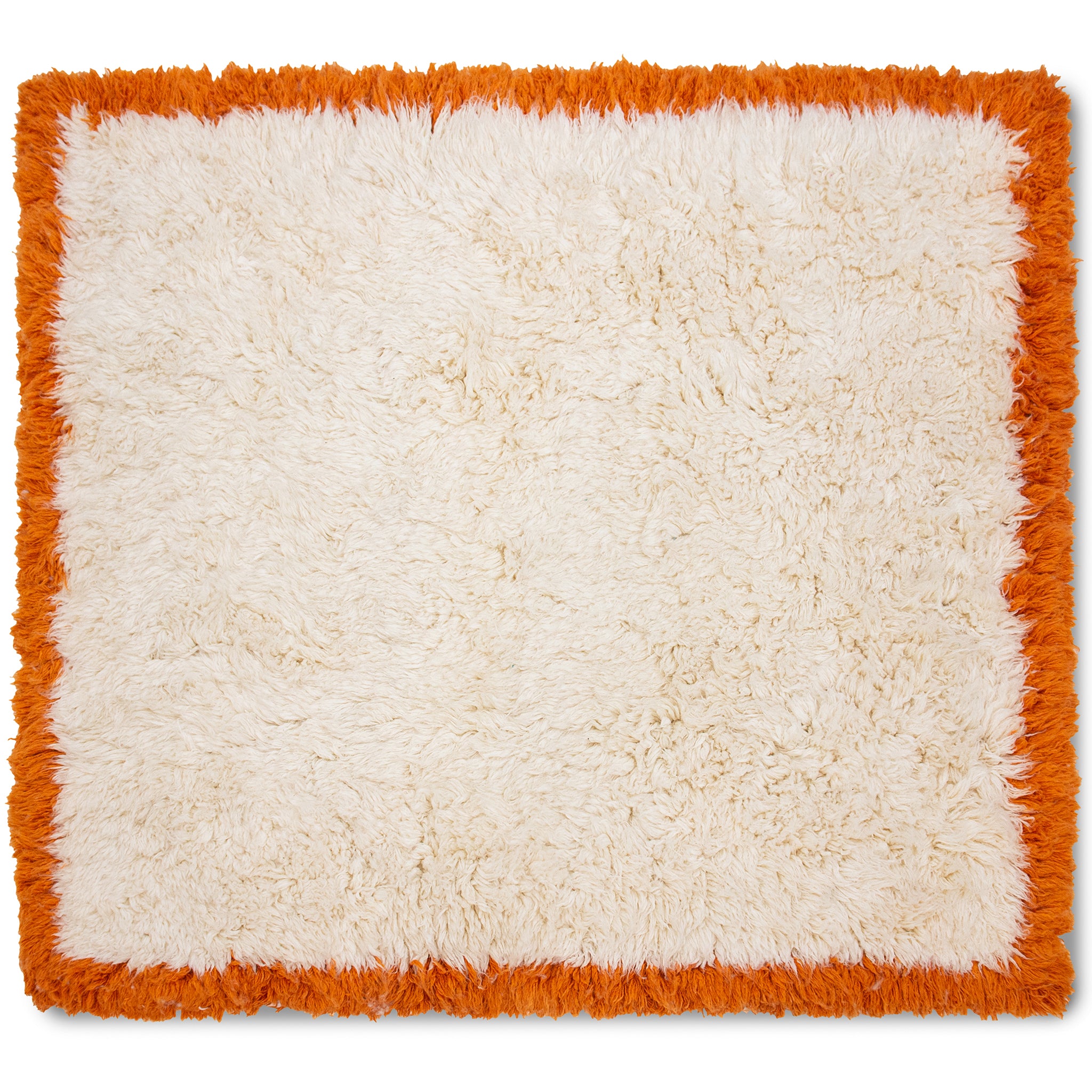 Fluffy Retro Summers Square Rug