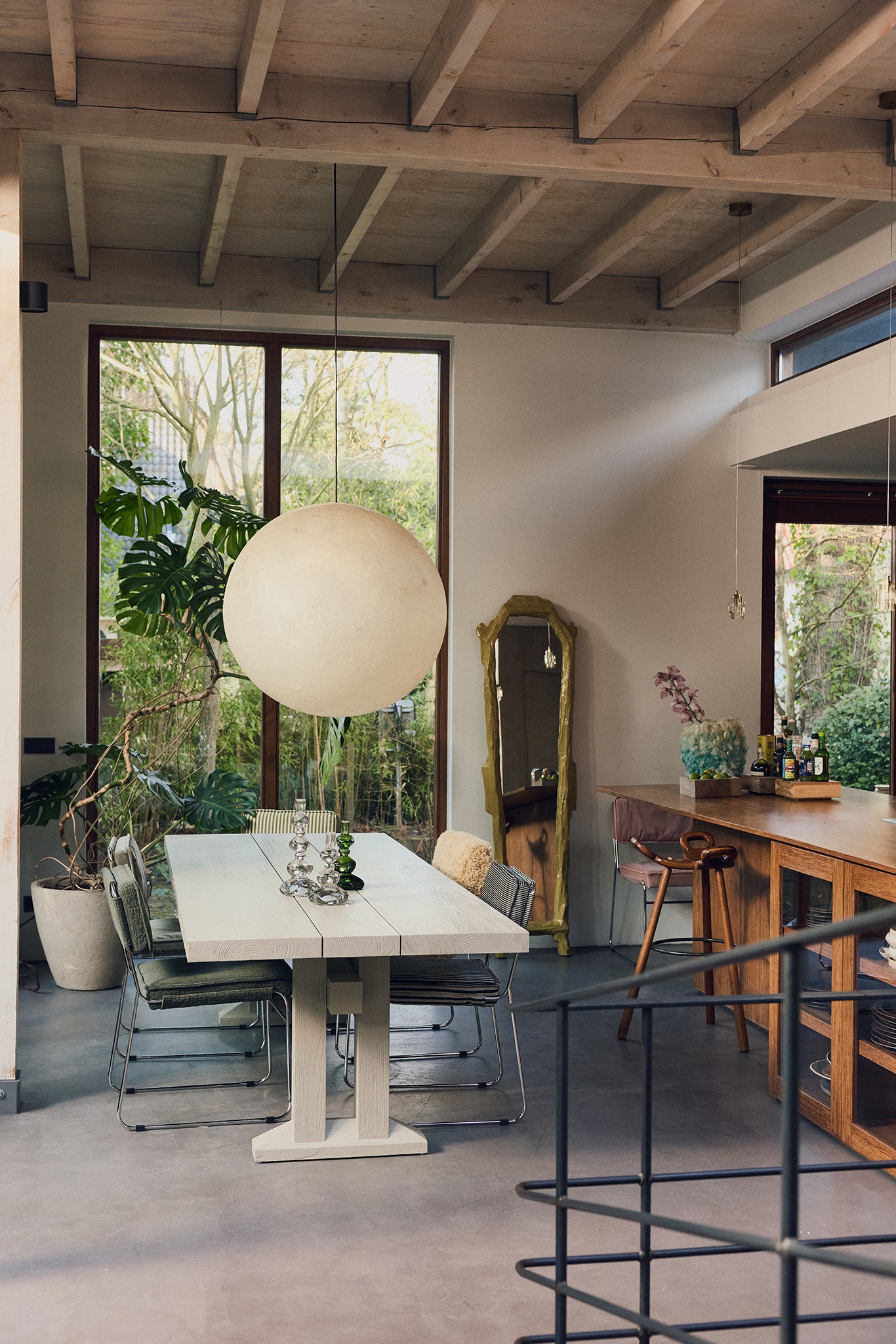 Teun Zwets Khaki Antique Mirror