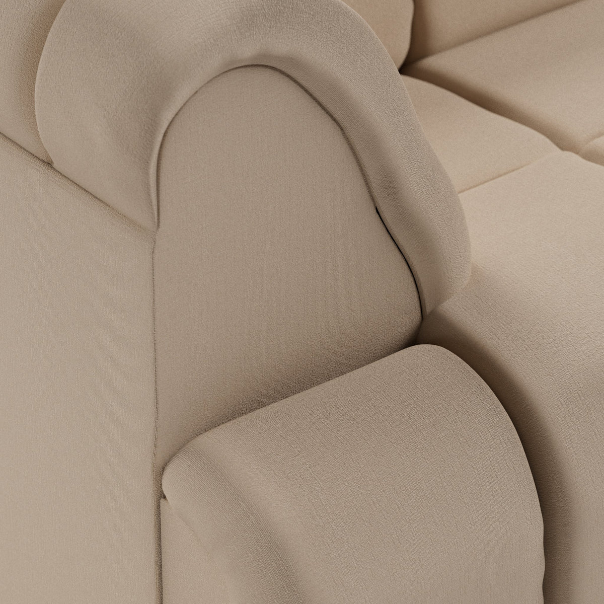 Wave Couch - Element Left High Arm