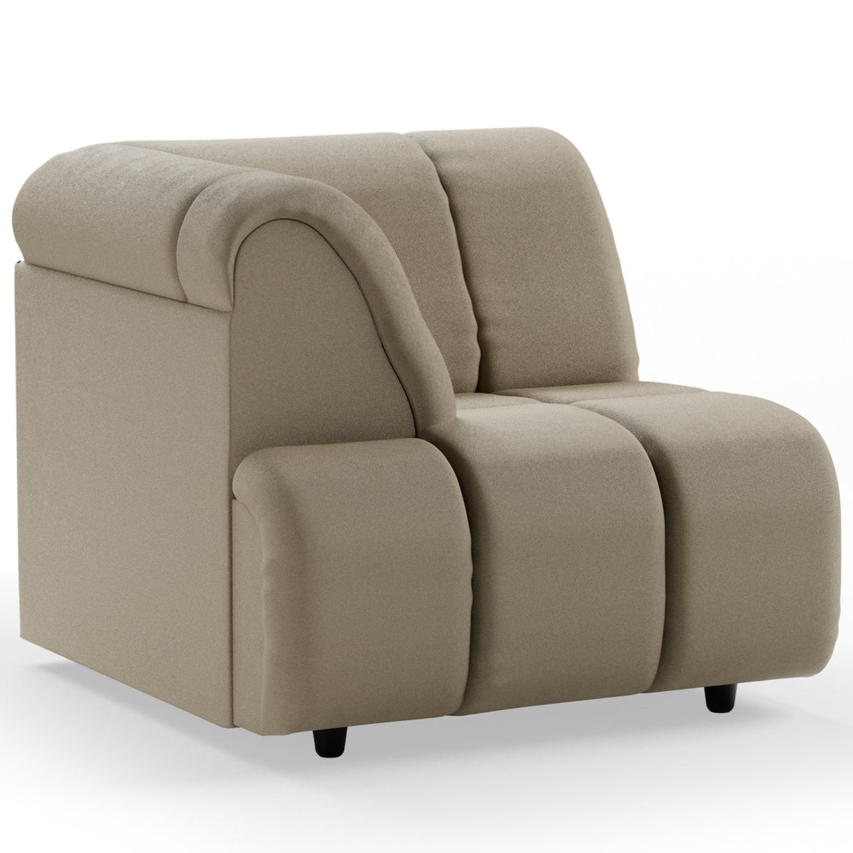 Wave Couch - Element Left High Arm