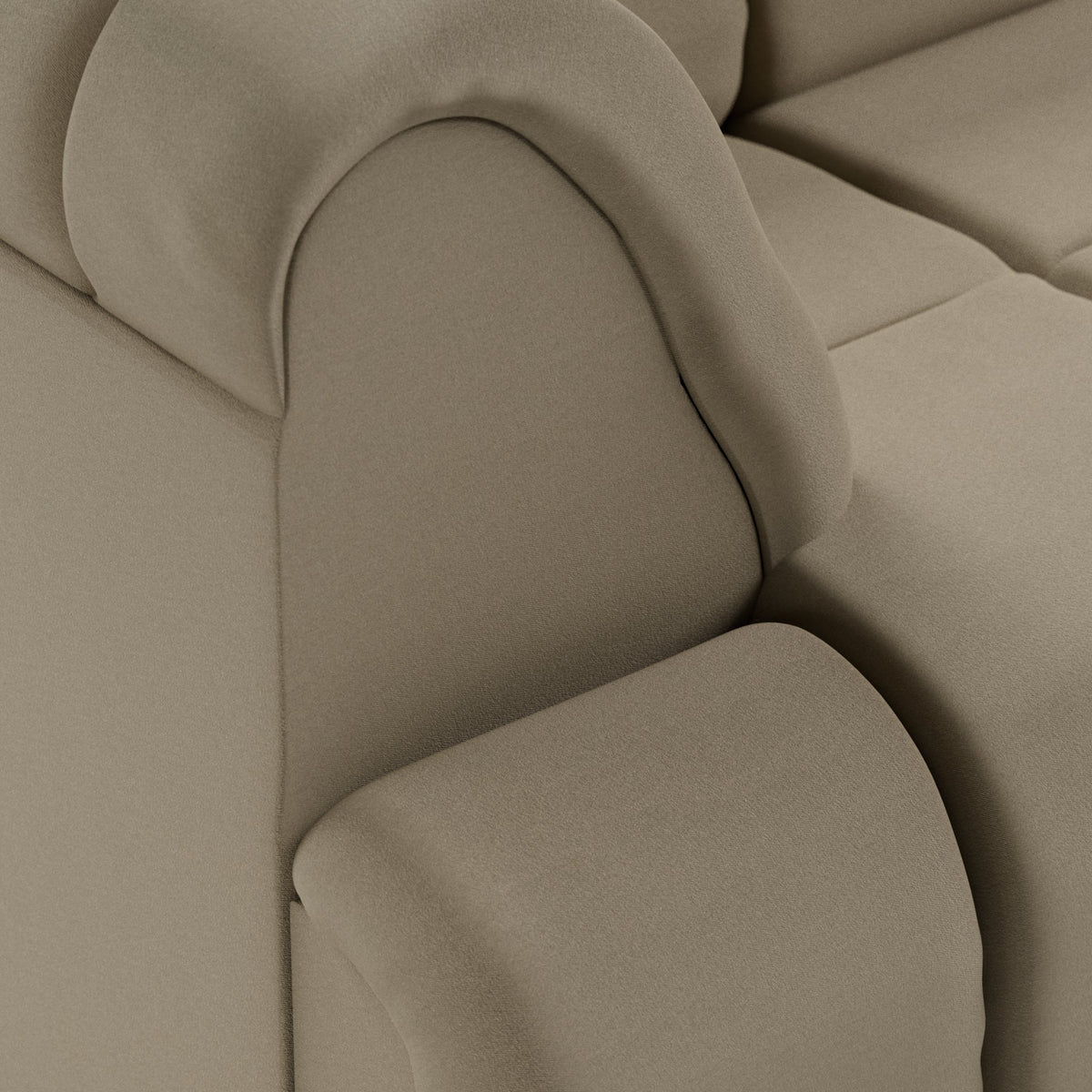 Wave Couch - Element Left High Arm