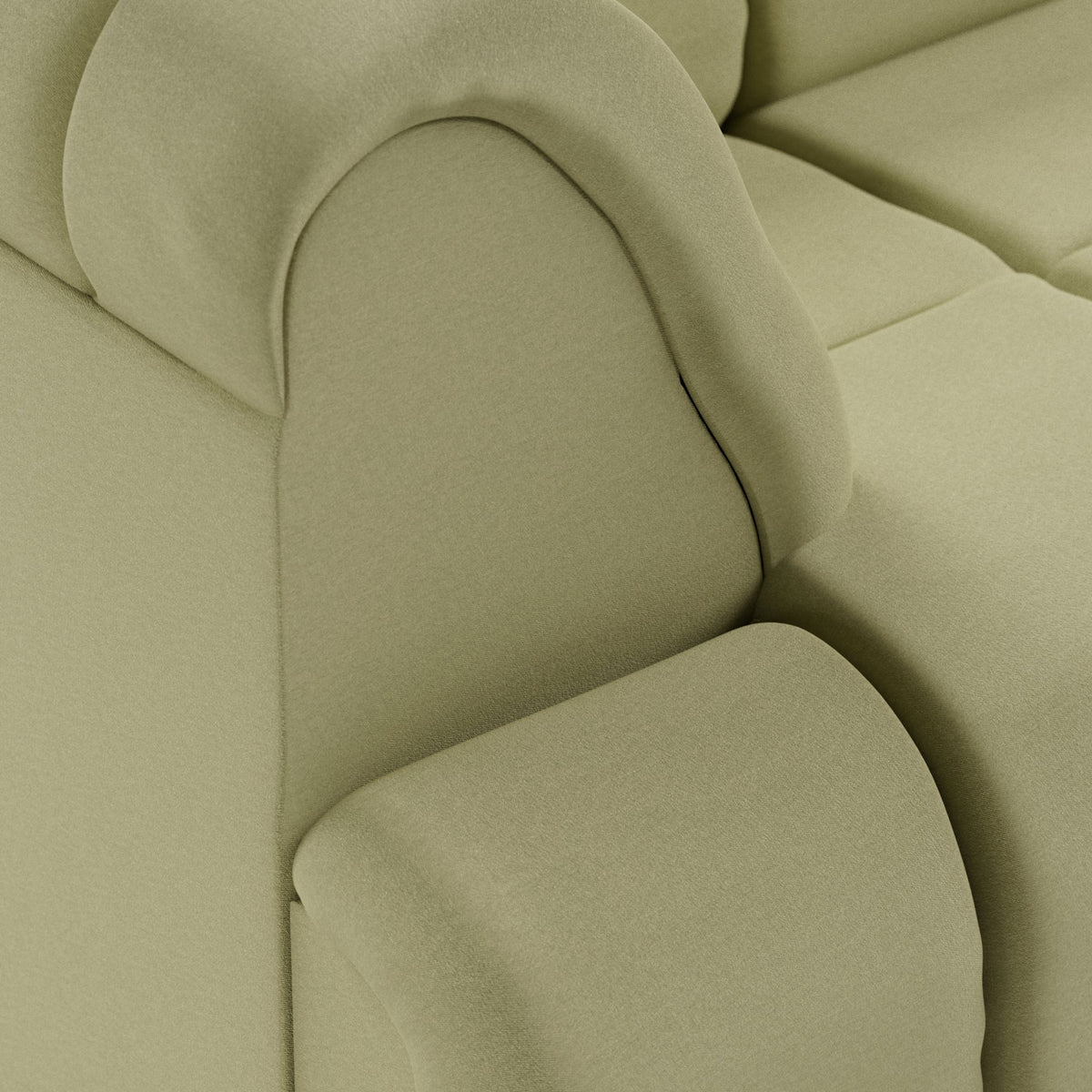 Wave Couch - Element Left High Arm