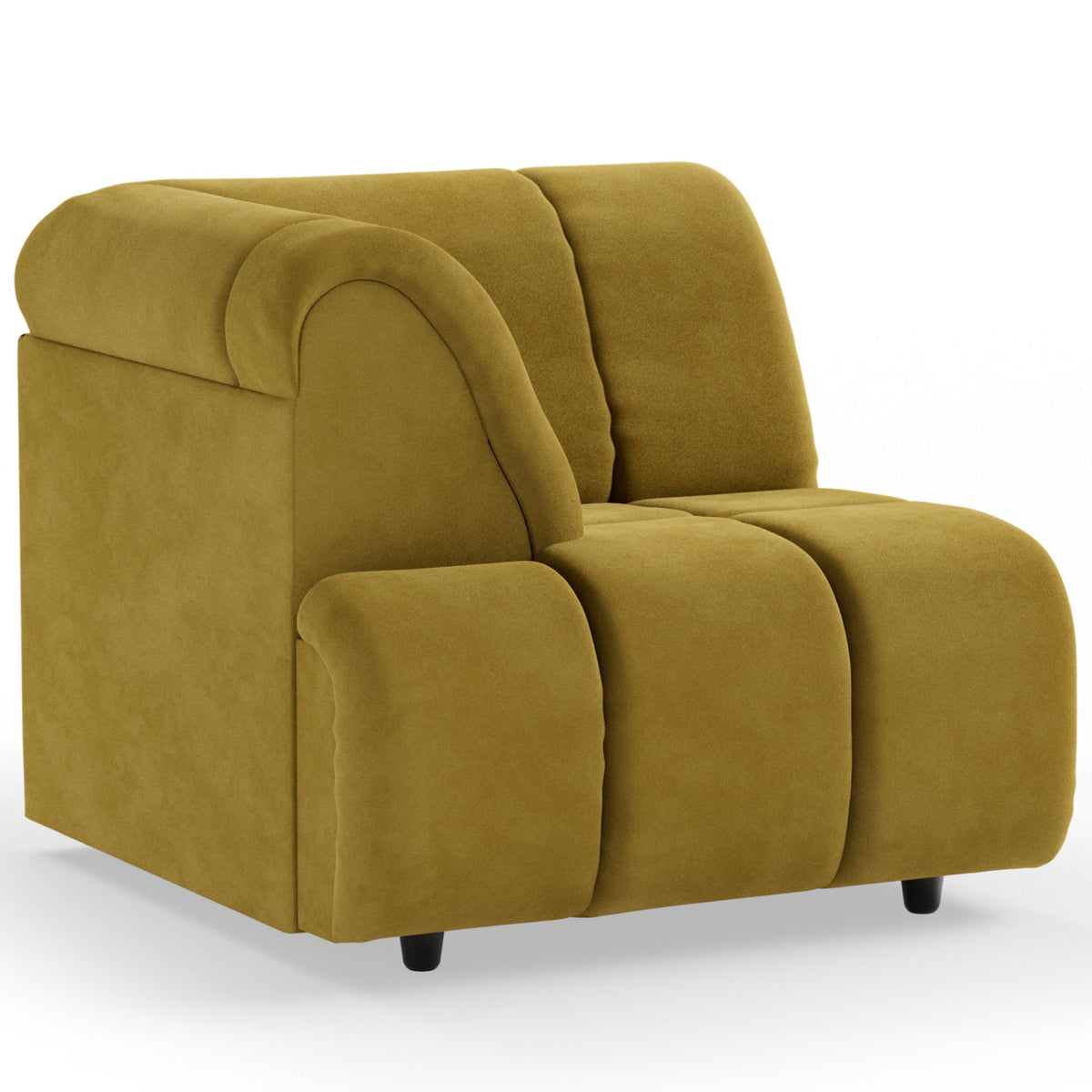 Wave Couch - Element Left High Arm
