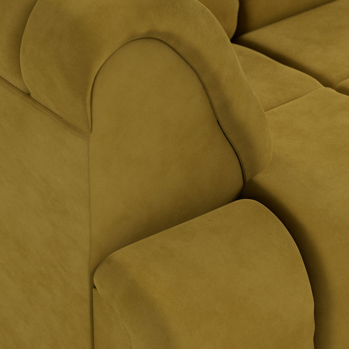 Wave Couch - Element Left High Arm
