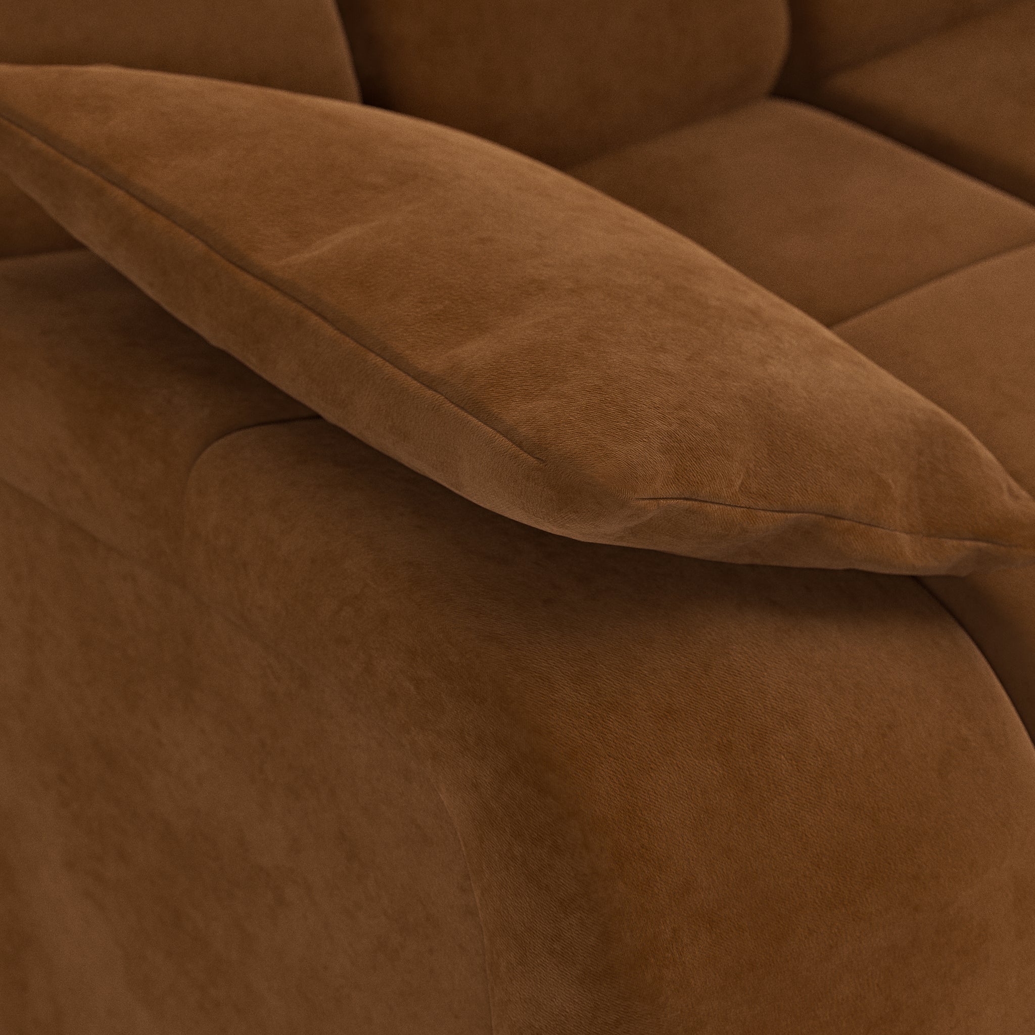 Wave Couch - Element Left Low Arm