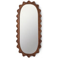Wooden Ripple Mirror
