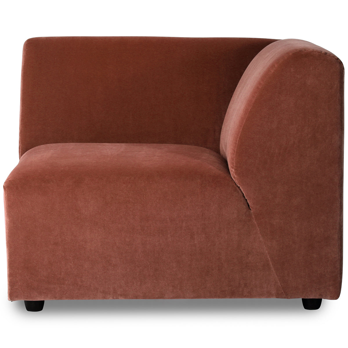 Jax Royal Velvet Couch - Element Right End