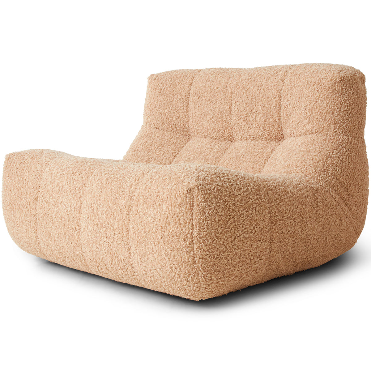 Lazy Beige Frizz Lounge Chair