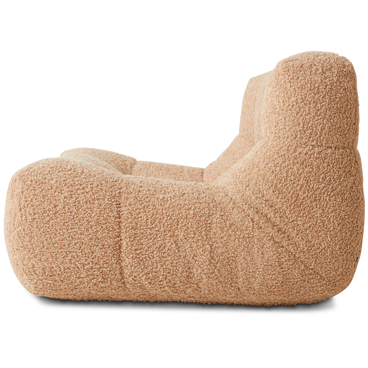 Lazy Beige Frizz Lounge Chair