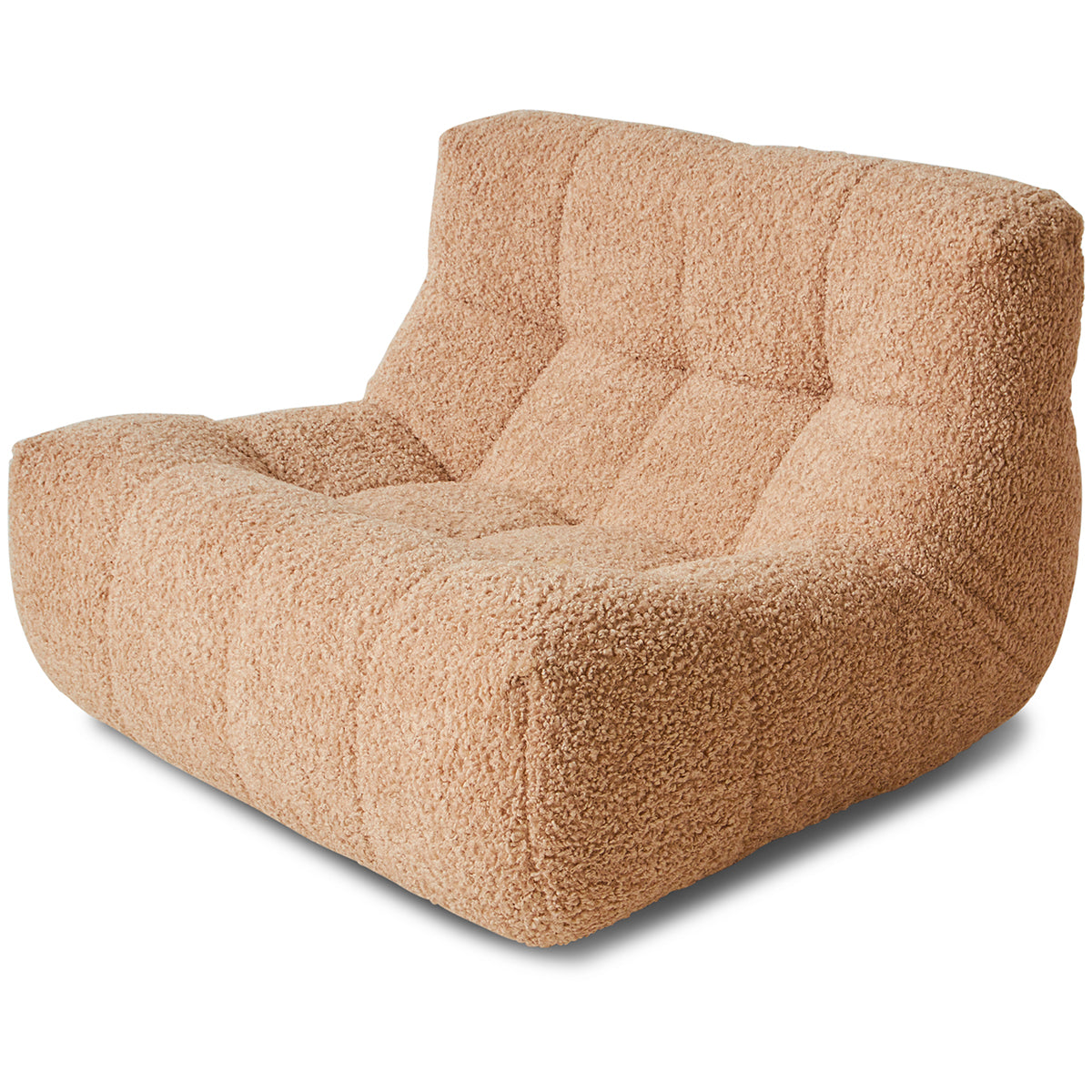 Lazy Beige Frizz Lounge Chair