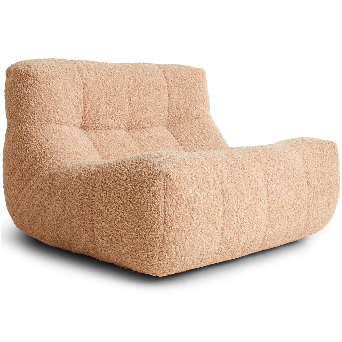 Lazy Beige Frizz Lounge Chair