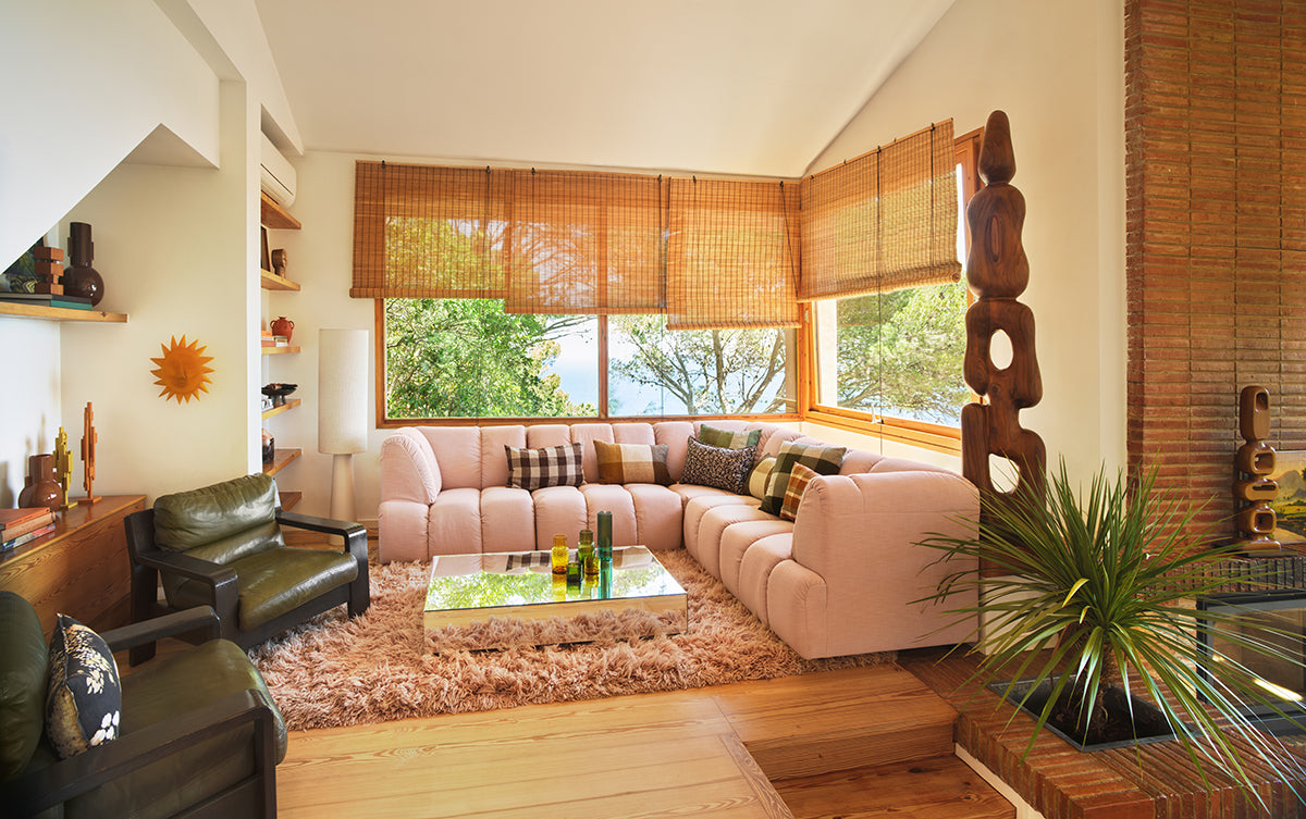 Mirror Block Clear Coffee Table