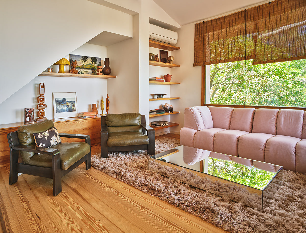 Mirror Block Clear Coffee Table