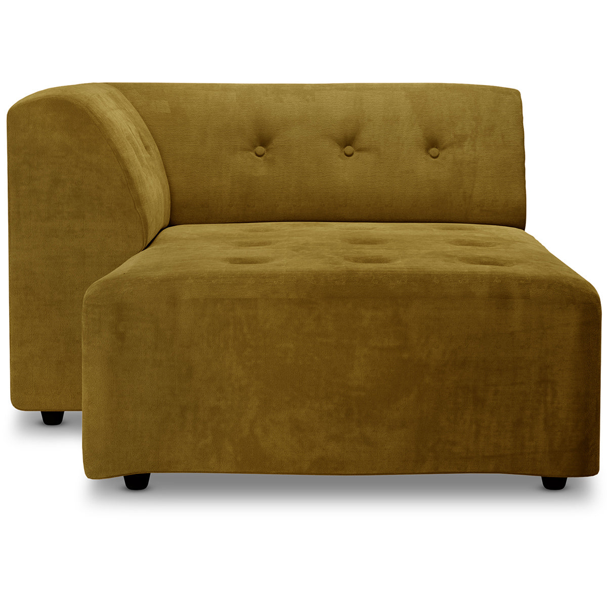 Vint Royal Velvet Couch - Element Left Divan