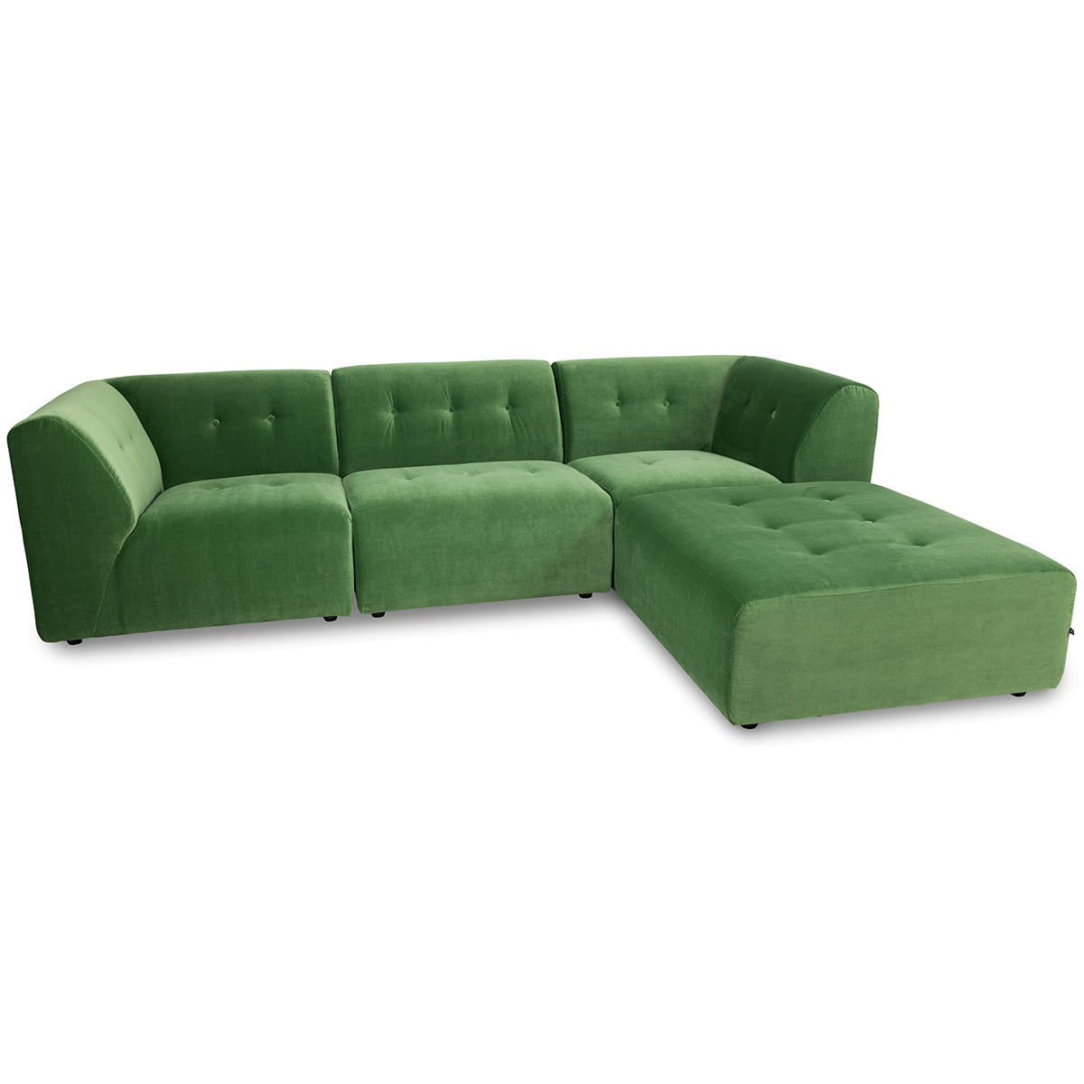 Vint Royal Velvet Couch - Element Left 1.5 Seat