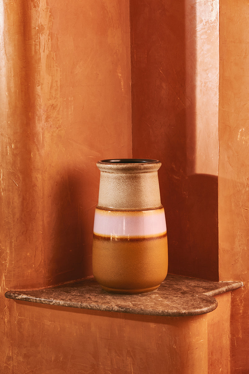 Grand Caramel Floor Vase