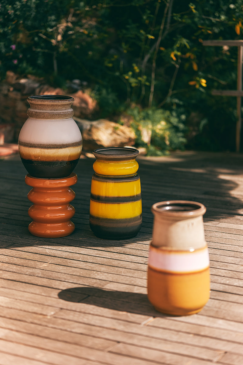 Grand Honey Floor Vase