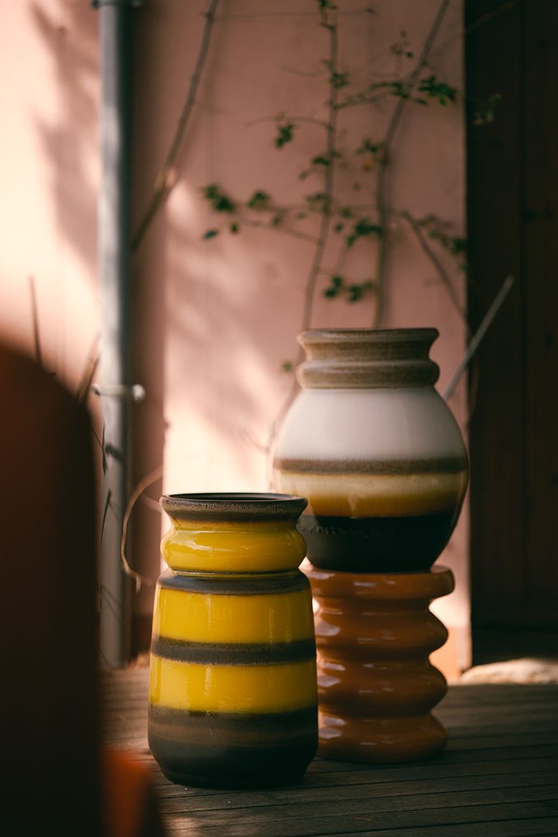 Grand Honey Floor Vase