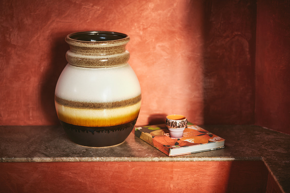 Grand Vanilla Floor Vase