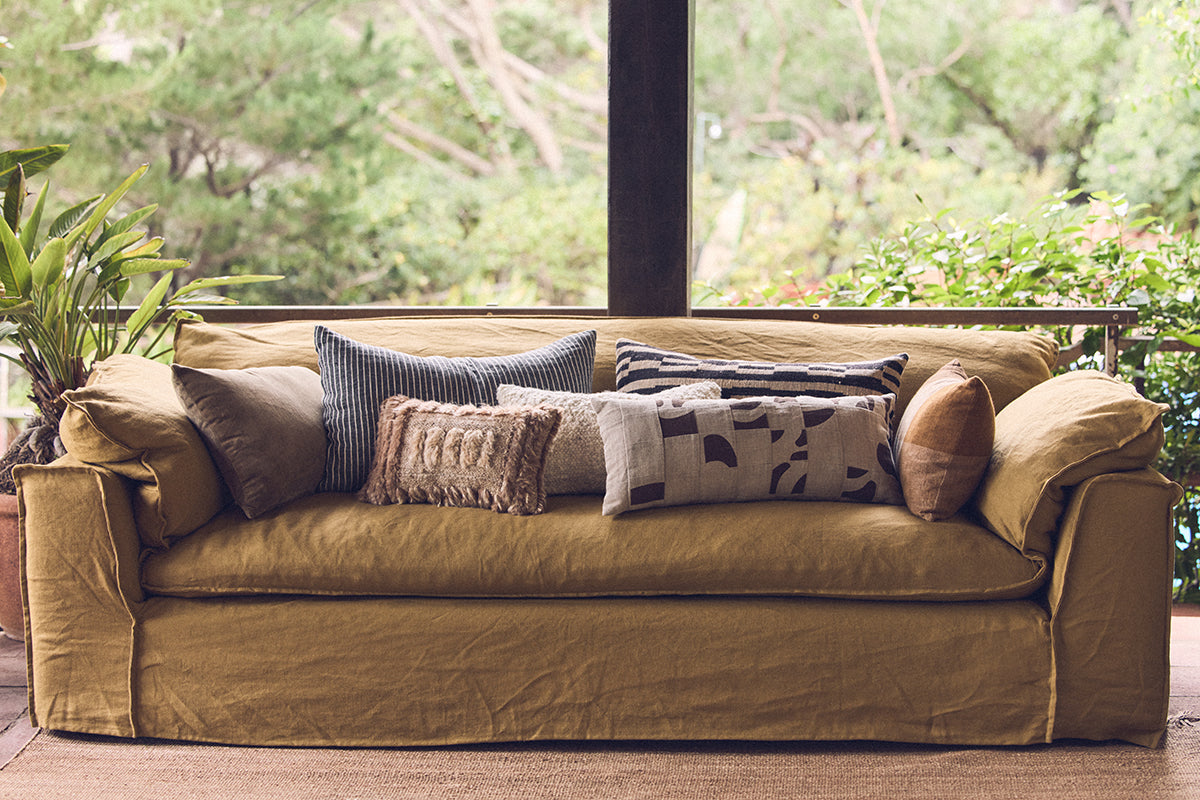 Nomad Linen Couch