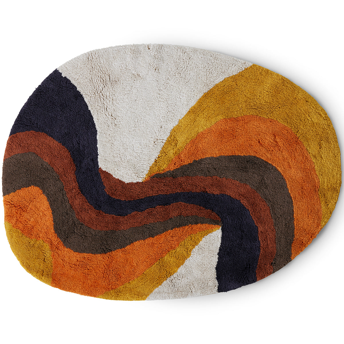 Swirl Retro Bath Mat