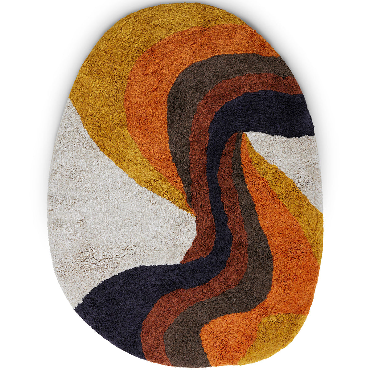 Swirl Retro Bath Mat