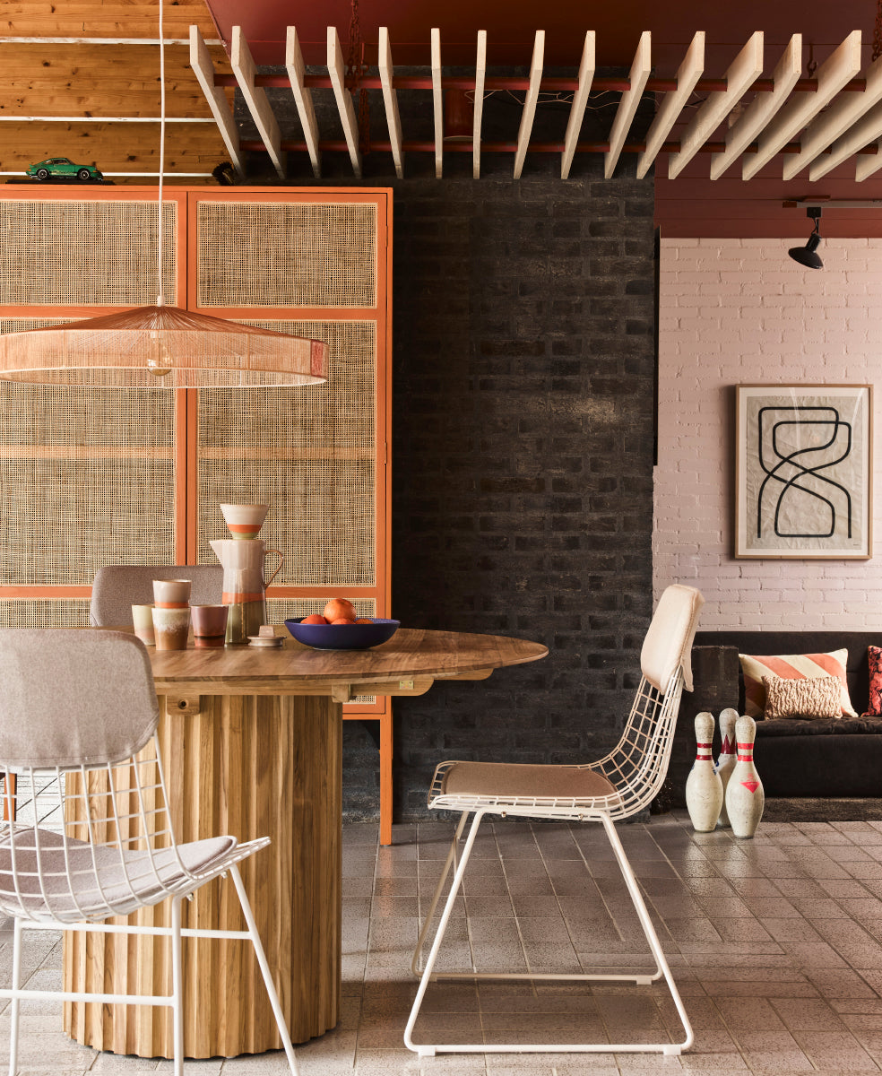 Pillar Teak Dining Table