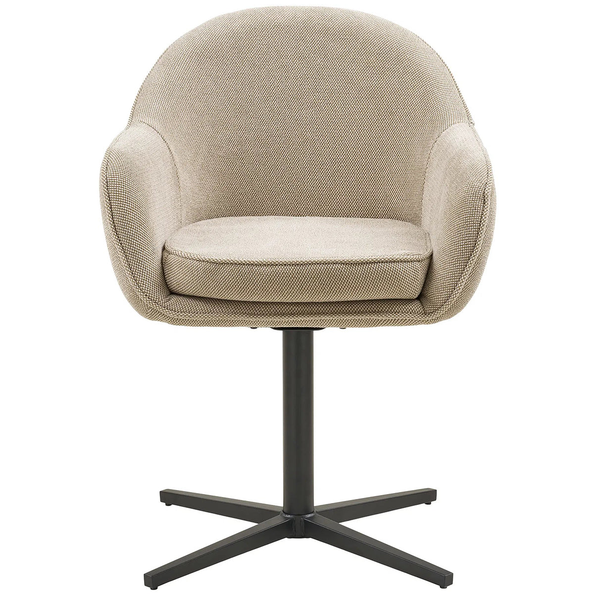 Tamera Light Grey Swivel Dining Chair