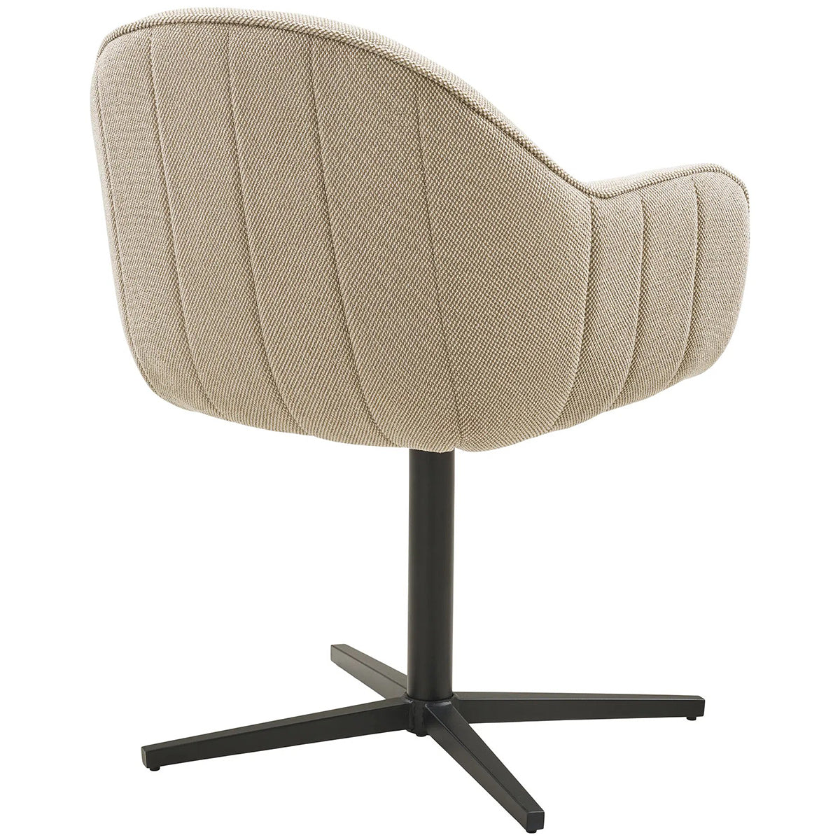 Tamera Light Grey Swivel Dining Chair