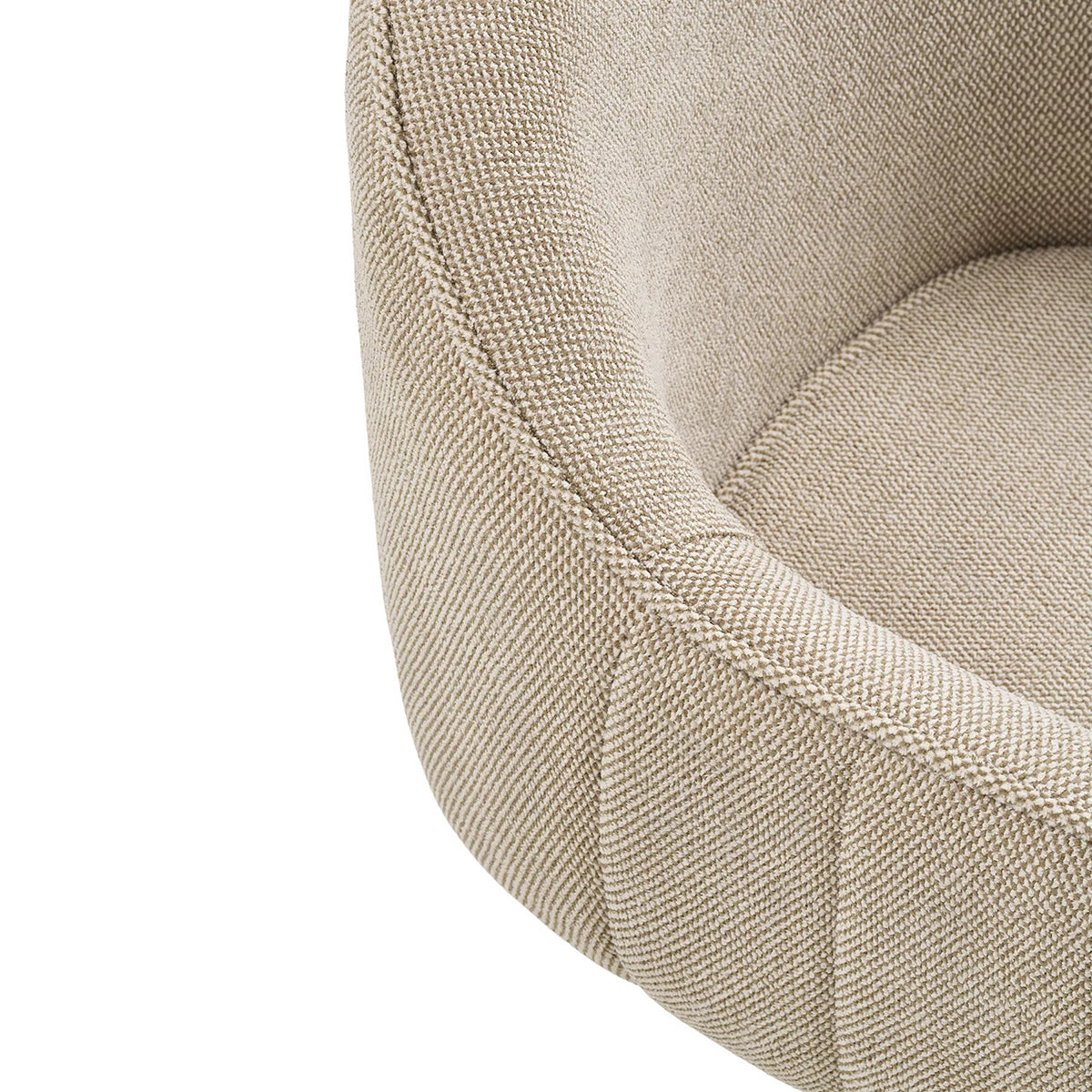 Tamera Light Grey Swivel Dining Chair