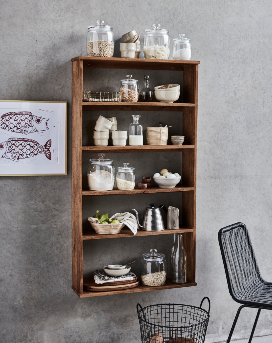 Balance Antique Brown Open Shelving Unit