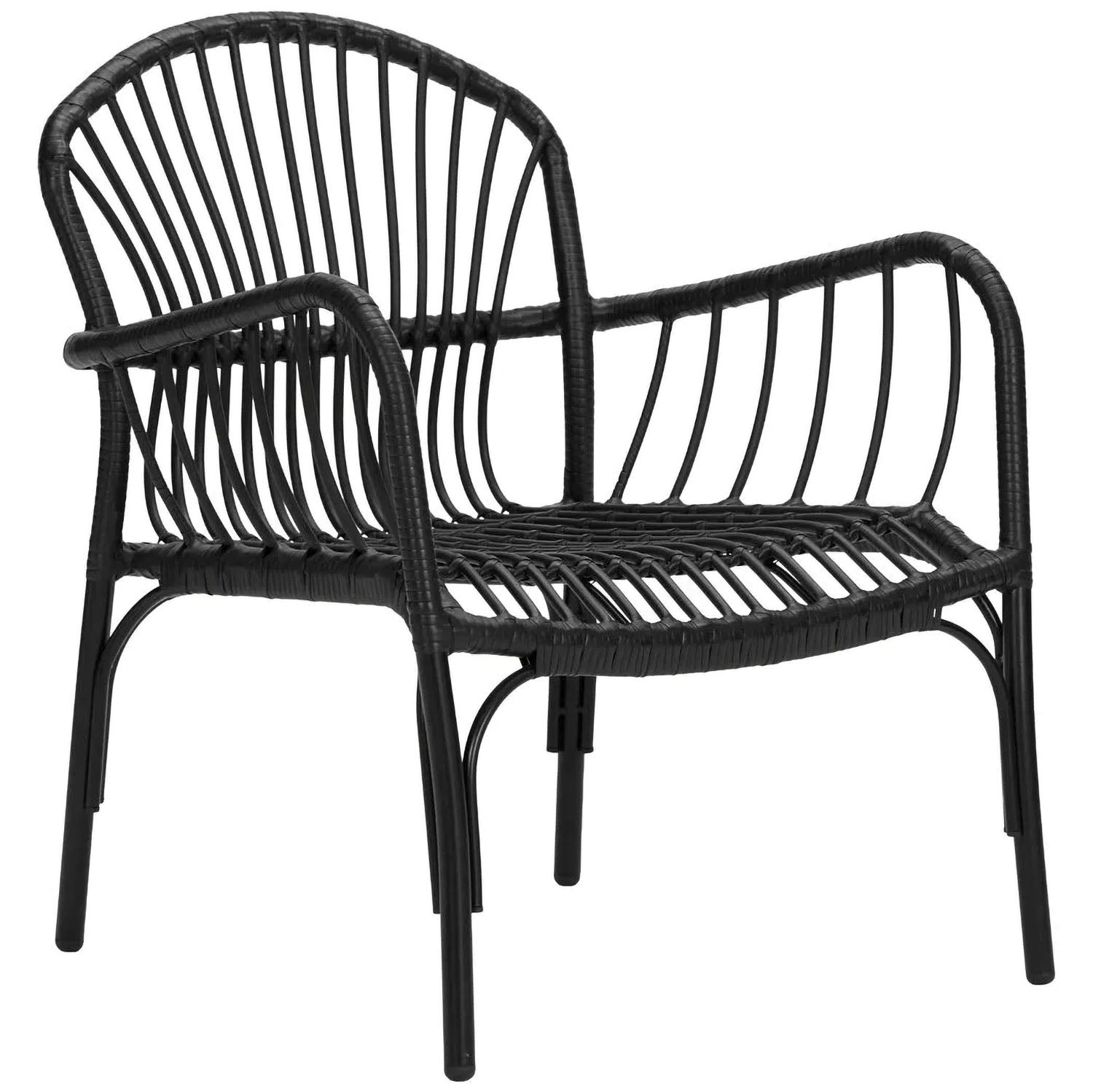 Brea Black Lounge Chair