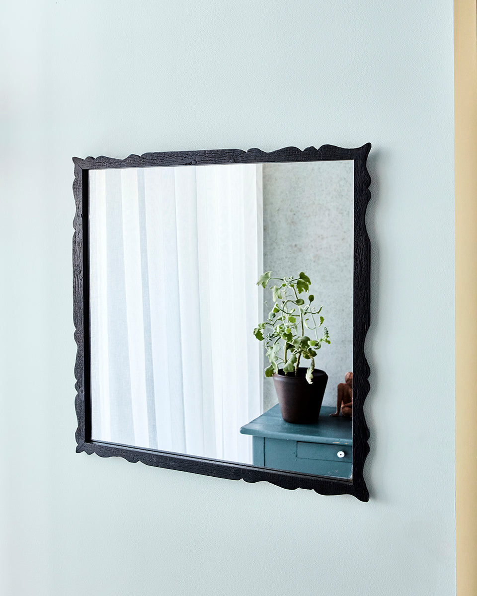 Carve II Brown Mirror