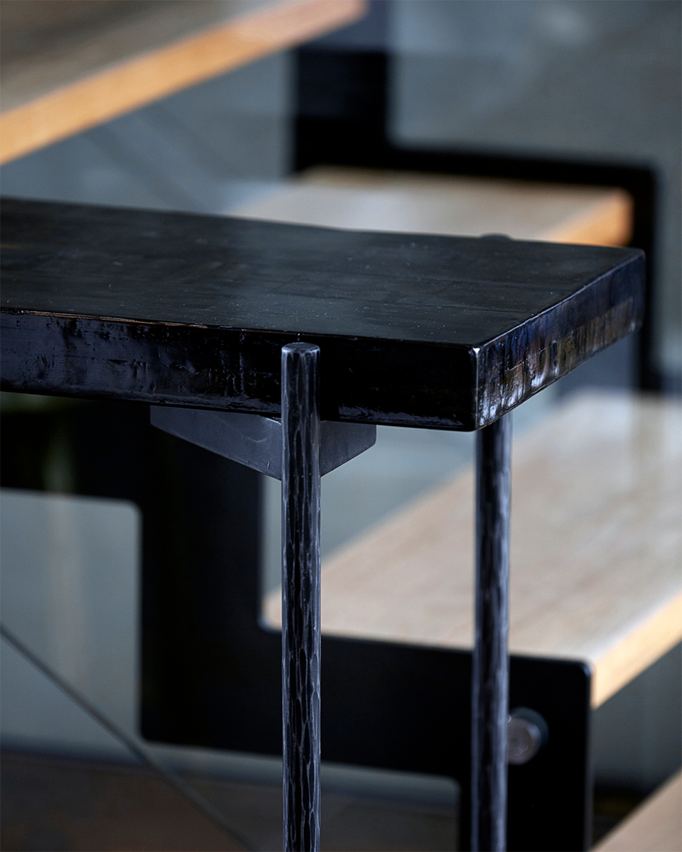 Close Antique Brown Console Table